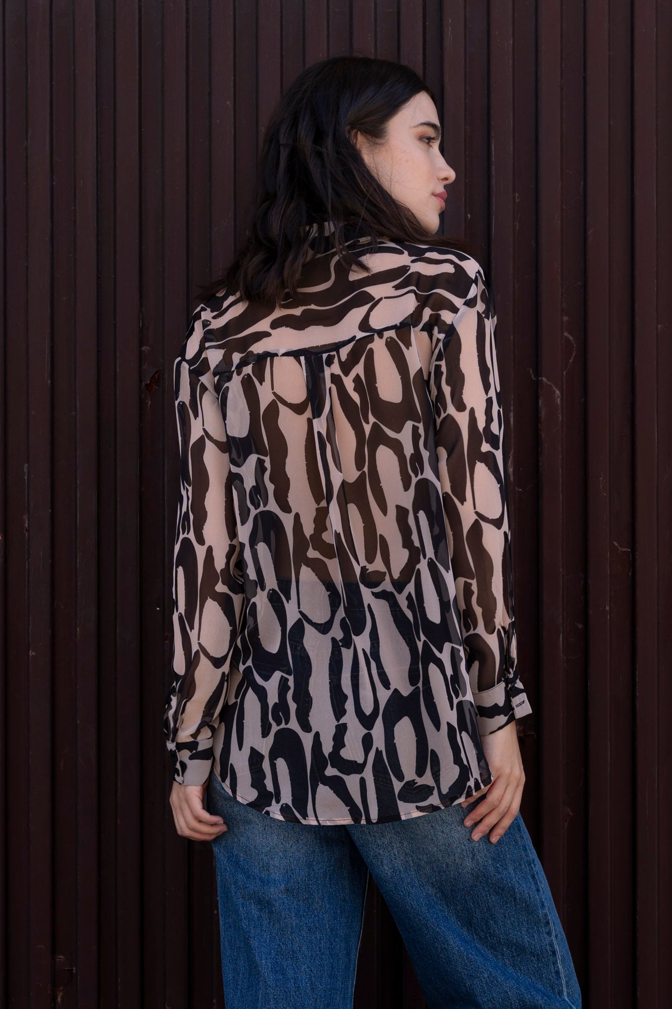 Animal Print Blouse