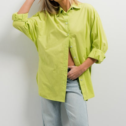 Oversized Poplin Shirt